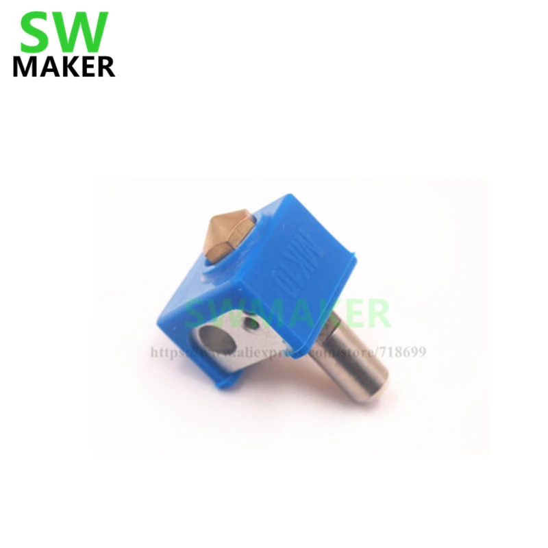 SWMAKER 1 комплект 75 мм MK10 экструзионный Wanhao i3 Plus Flashforge hotend с силиконовым