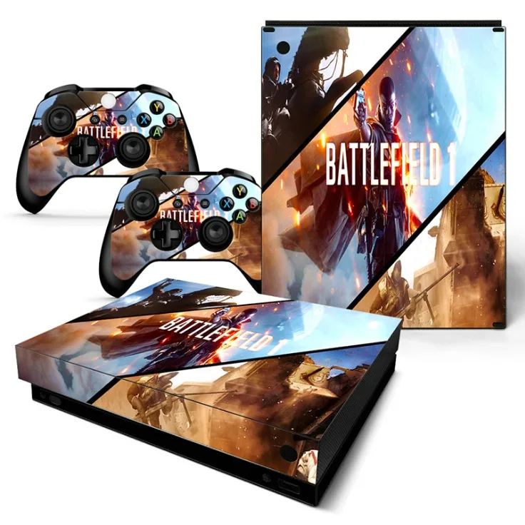 Battlefield индивидуальный Дизайн Наклейка для Xbox One X игры Интимные аксессуары кожи Наклейки всего тела