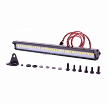 RC Voiture LUMIÈRE LED Bar 36 leds 150MM Barre De LUMIÈRES Pour 1/10 RC CHENILLE SCX10 90046 D90 RC Chenille Camion Carrosserie Toit Lumières