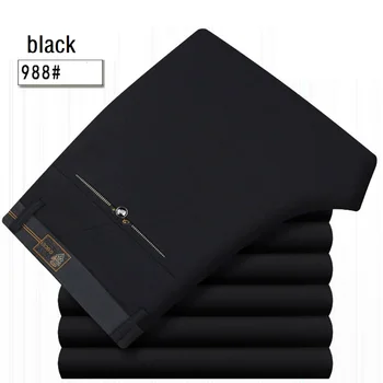 

Men pants Slim spring autumn Solid color Straight Large size Suit pants Man 6888