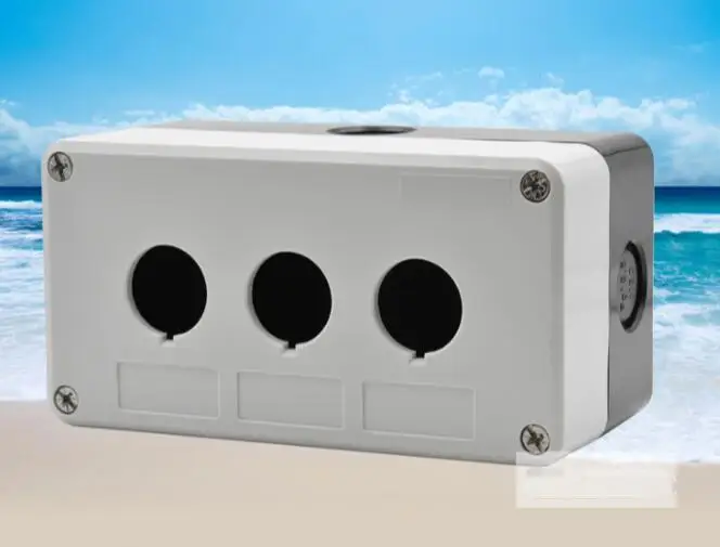 

High quality waterproof box button switch box indicating lamp waterproof box emergency stop button control box 3 IP65 three H