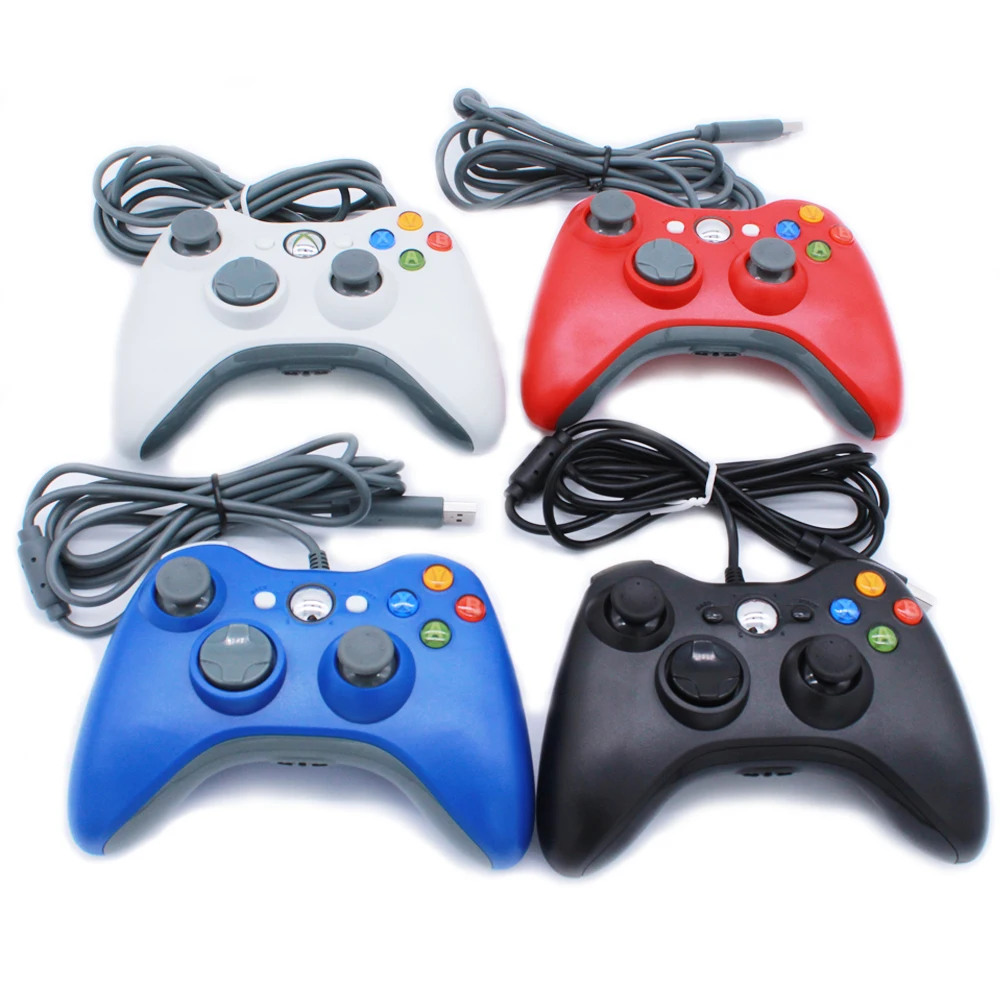 Для Xbox360 тонкий смарт ТВ коробка джойстика USB проводной игровой контроллер для