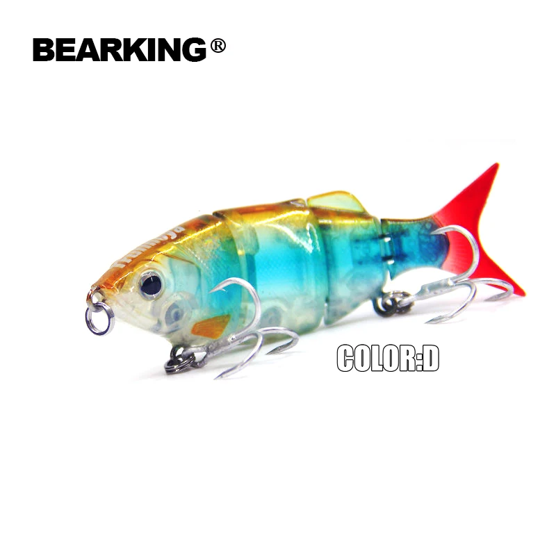 5pcs/lot Bearking Hot fishing lures minnow,hard baits quality professional baits 11cm/27g,swimbait jointed bait,free shipping