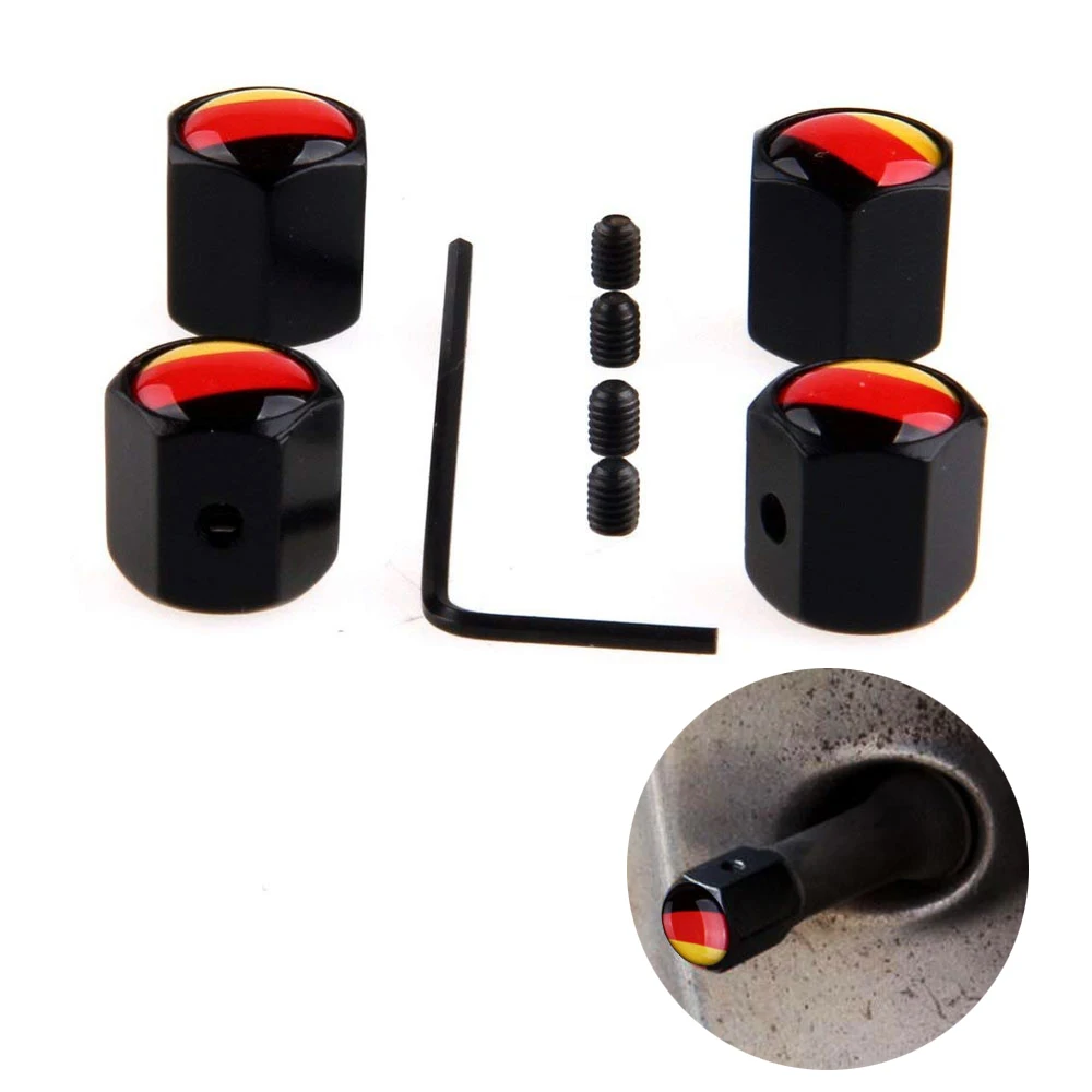 4Pcs/Set Valve Caps Prevent Corrosion,Car Dust Caps,Universal Wheel