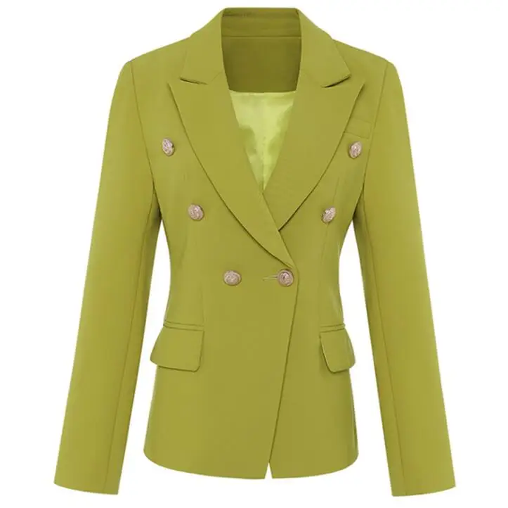 

Womens Tops and Blouses Spring Autumn Winter Suit Jacket For Office Business Work Wear Elegant Long Sleeve Double Breasted
