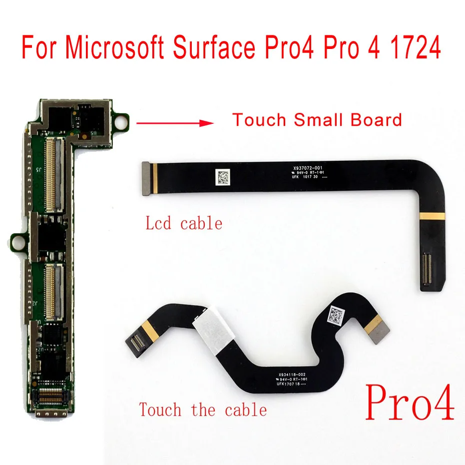 

STARDE Replacement Cable For Microsoft Surface Pro4 Pro 4 1724 Touch LCD Flex Cable Connectors Small Board