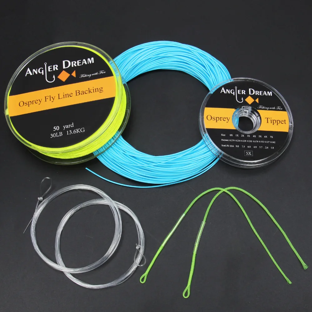 2 3 4 5 6 7 8 9 WT Fly Line Combo Moss Green Weight Forward Floating