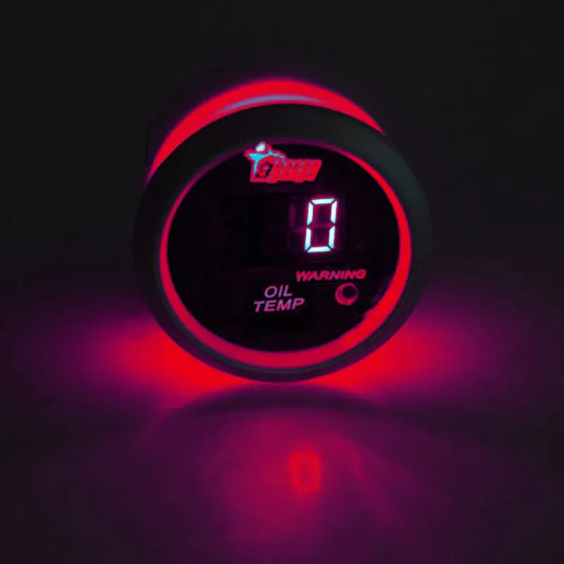 EE support Auto Accessories 52mm LED Display Digital Oil Temperature Gauge Car Styling Instrument Universal Automotive Parts | Автомобили