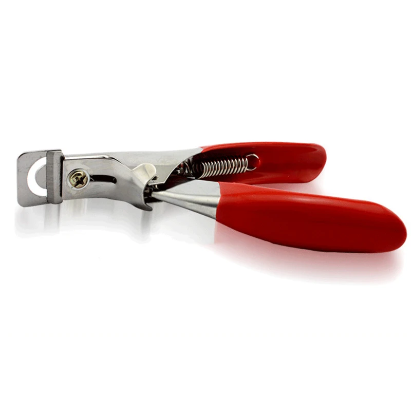 Красный маникюр ногтей резак Нержавеющая сталь Nail Clipper Акриловые гель Ложные