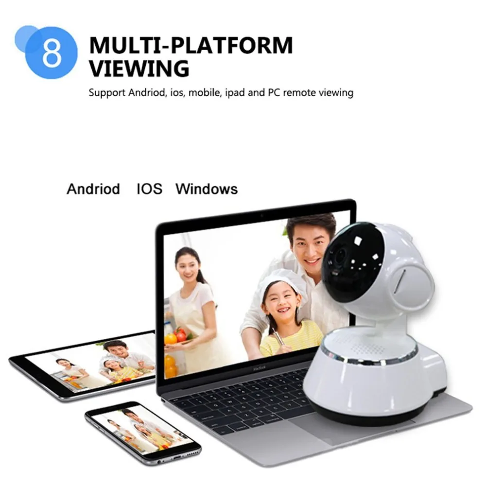 Beli Mini IP Kamera 720 P Kamera Nirkabel WiFi Pintar WI FI Audio Baby Monitor Home Security Surveillance Rekam Kamera