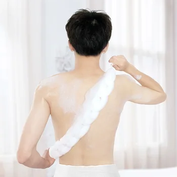 

Qualitell Soft Back Scrubber Men Women Mesh Bath Towel Exfoliating Massage Scrubber Soap Bubble For Shower Body Cleaning