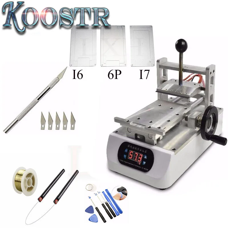 

M-Triangel 7 inch Polarizer Remover 200W LCD OCA Glue Removing Machine For LCD Refurbish Iphone 6S 6 7S Xiaomi Huawei Phone