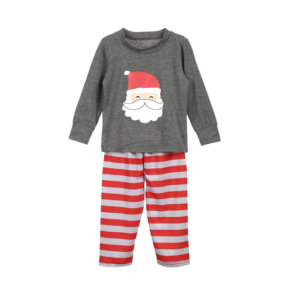 Emmaaby/одинаковые комплекты для семьи; модная Рождественская праздничная подарочная одежда; Семейные пижамные комплекты; одежда для сна для взрослых и детей; комплект одежды для сна