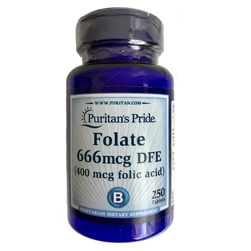 

Free shipping Pregnancy for men and women Folate 666 mcg DFE (400 mcg folic acid)250 tablets