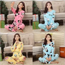 2015 new sweet cotton font b womens b font pajamas Animal printing little cat Indoor Clothing