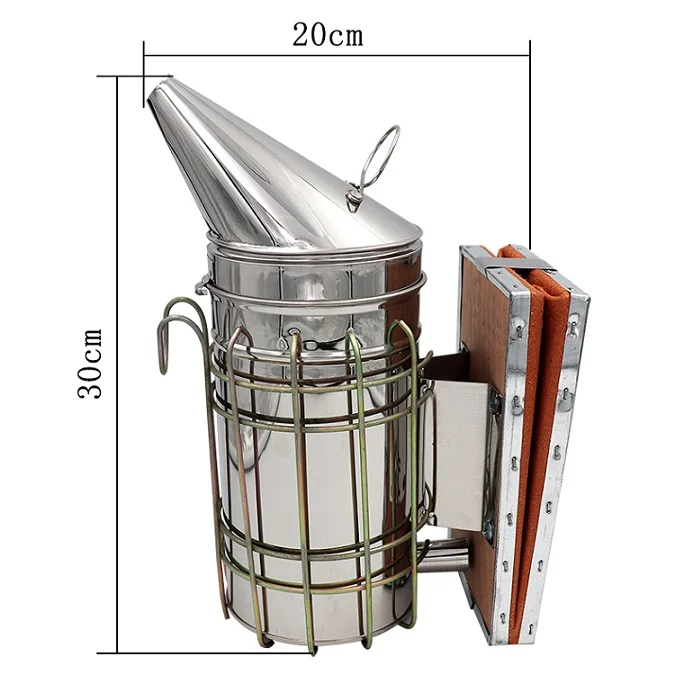 Инструменты для пчеловодства пчелиный курильщик ручное Качество пчелиный улей оцинкованная теплозащитная доска оборудование для пчеловодства инструменты для пчеловодства - Цвет: Коричневый