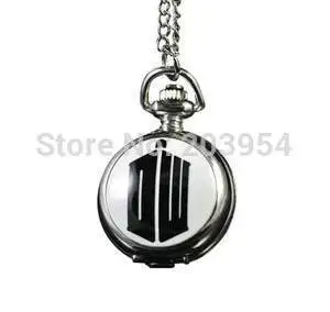 Прямая поставка 1 шт./лот модные карманные часы Doctor Who DW кварцевые Стальные
