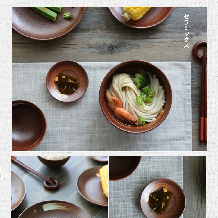 Японский керамический набор посуды, китайский столовый сервиз, фарфоровый набор посуды, кухонная тарелка, посуда, белый ресторанный фарфор