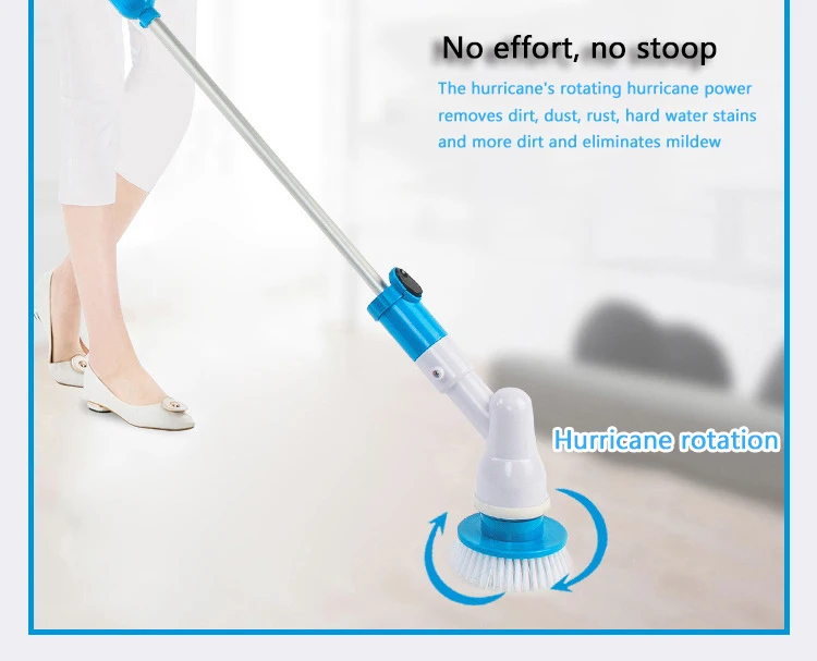 High quality multi function cleaning brush wireless charging electric