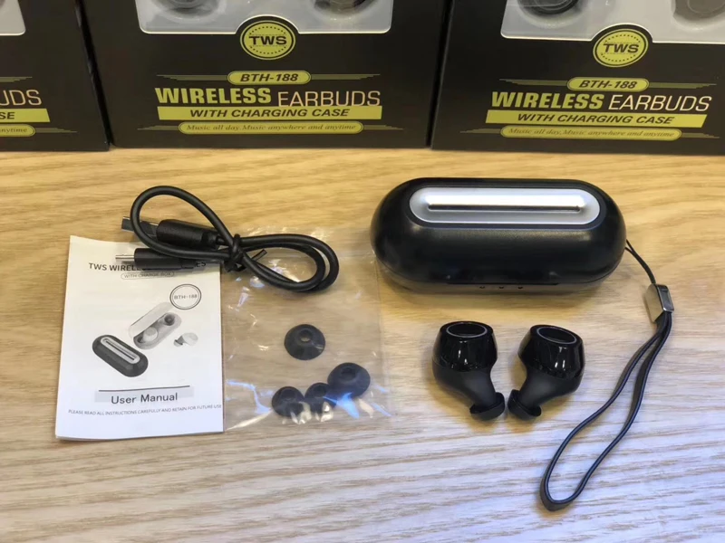 BTH-188 Nirkabel Bluetooth Earphone Tws 