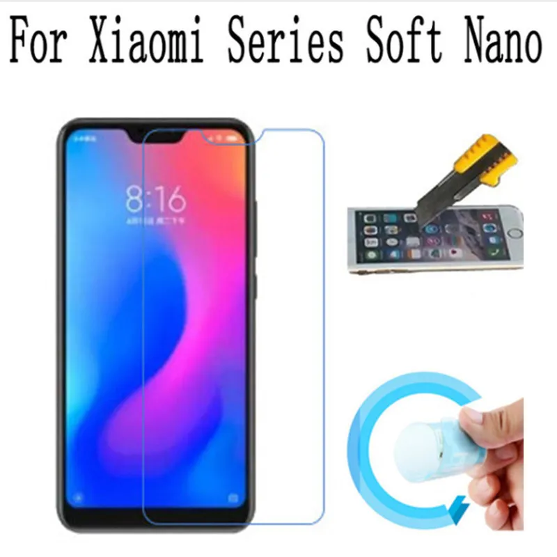 Мягкая Взрывозащищенная защитная нано-пленка пленка для Xiaomi Redmi 6 Pro Note 5 защита