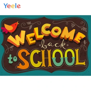 

Yeele Blackboard Back To School Bird Backdrops Photography Background Customized Photographic Backdrop For Photo Studio