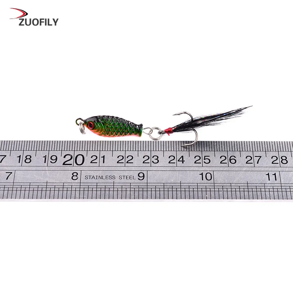 1pcs 5.3g swimbait Fishing Lure wobblers spinner metal lures vib Hard Baits With Feather Treble Hook spinnerbait fishing tackle