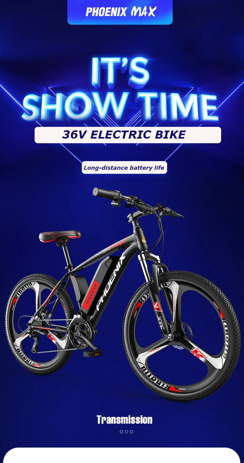 Sale 26inch electric mountain bike 36v lithium battery 250w high speed motor ebike carbon steel  EMTB 0