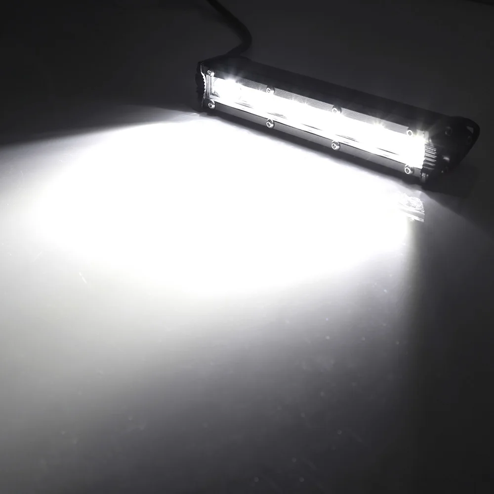 led bar 18 Вт светодиодный свет работы Бар Offroad лампы 12 В светодиодный трактор свет работы Off Road 4X4 светодиодный offroad пятно светодиодный свет Рабочая бар