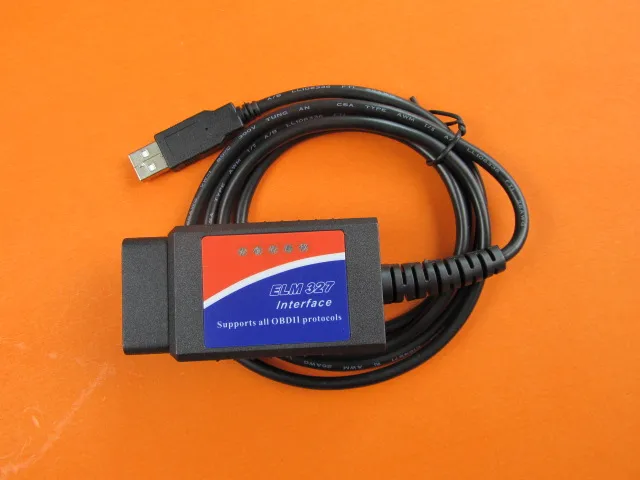 Auto Diagnostic Scan Tool ELM 327 USB Version V1.5 ELM327 Interface OBD2 OBDII CAN-BUS Plastic |