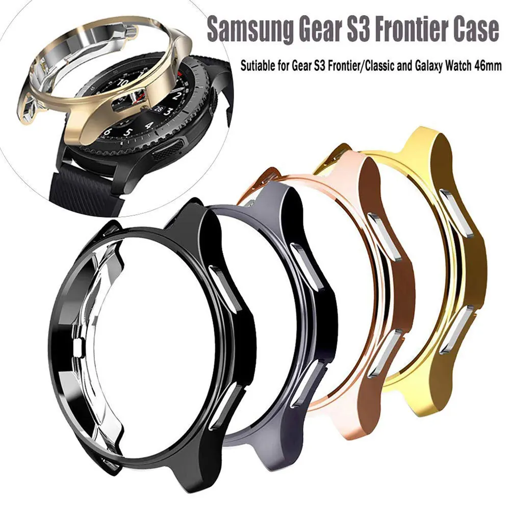 NYFundas чехол для samsung galaxy watch s3 46 мм 42 тонкий ТПУ 360 бампер Противоударная защита