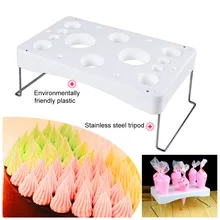 Практичный торт Кондитерская полка для пакета Обледенение конвейерное покрытие Кондитерские украшения мешок держатель декор из нержавеющей стали мешок крем работы стенд