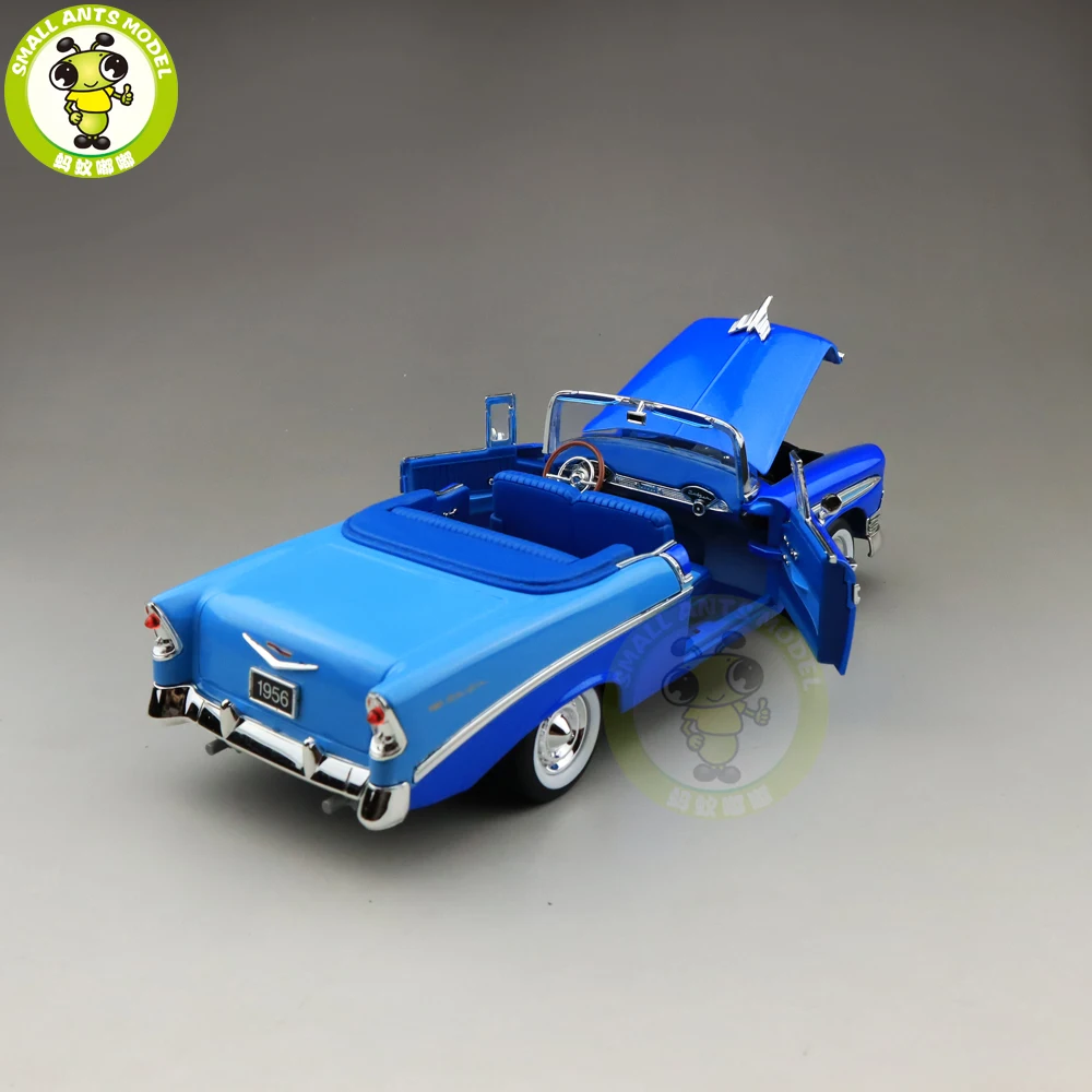 1/18 1956 Chevrolet BEL воздушная дорога подписи литой модельный автомобиль игрушки подарок для мальчиков девочек