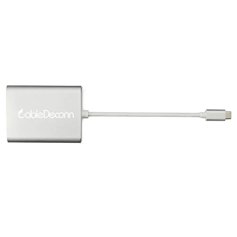 Thunderbolt 3 к двойному hdmi адаптеру usbc несколько хаб Тип c 2 кабель конвертер