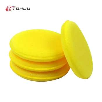 

12 Pcs/lot High Qualtiy Sponge Polishing Wax Pad Soft Microfiber Car Wax Applicator Pads Polishing Sponges Car Waxing Sponges