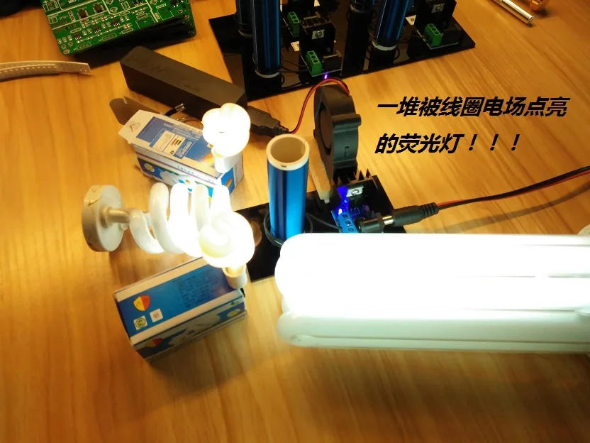 

Tesla Coil Spacer Lighting with Power Supply