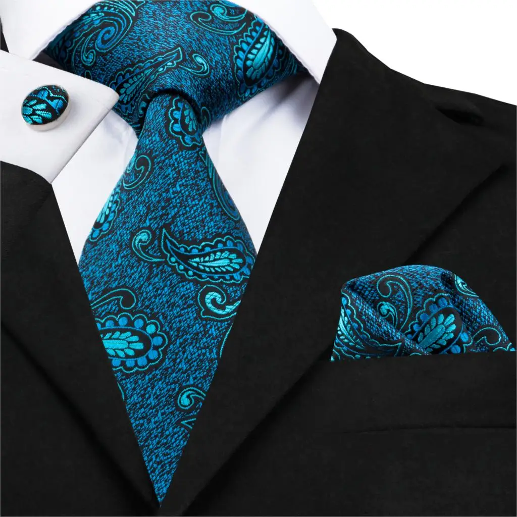 C 1683 Hi Tie Man 's Unique Paisley Ties for Men Gravatas 100% Hand ...