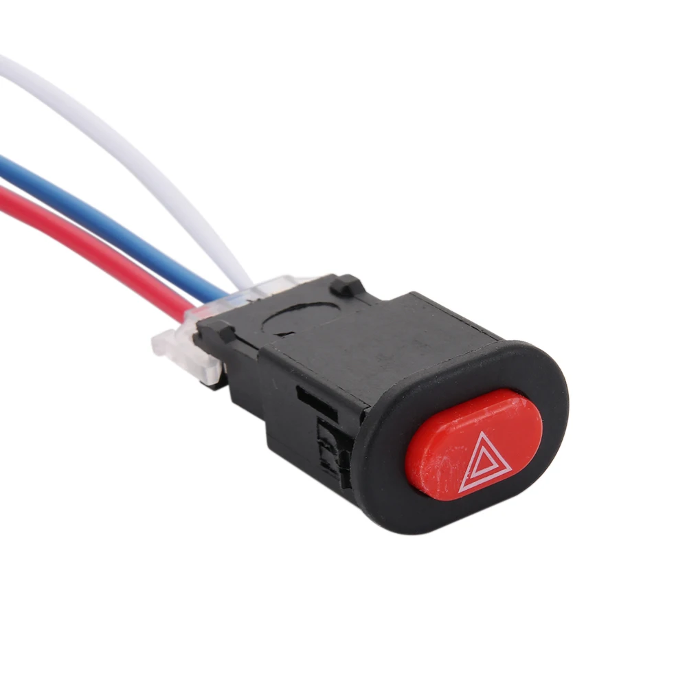 

2019 Hot sale Switch Double Warning Flasher Emergency Signal w/3 Wires Lock For Motorcycle Hazard Light