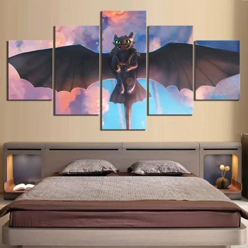 

Full Square/Round Drill 5D DIY diamond painting 5pc How to train your dragon pictures mosaic Diamond Embroidery Wall Arts J0488