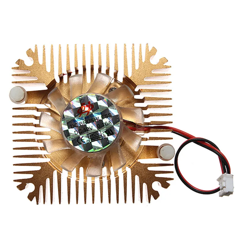 

12V 0.1A Heatsink Heat Sink CPU Fan 2 Pins PC Computer CPU Case Cooling Cooler Fan 55x55x11mm