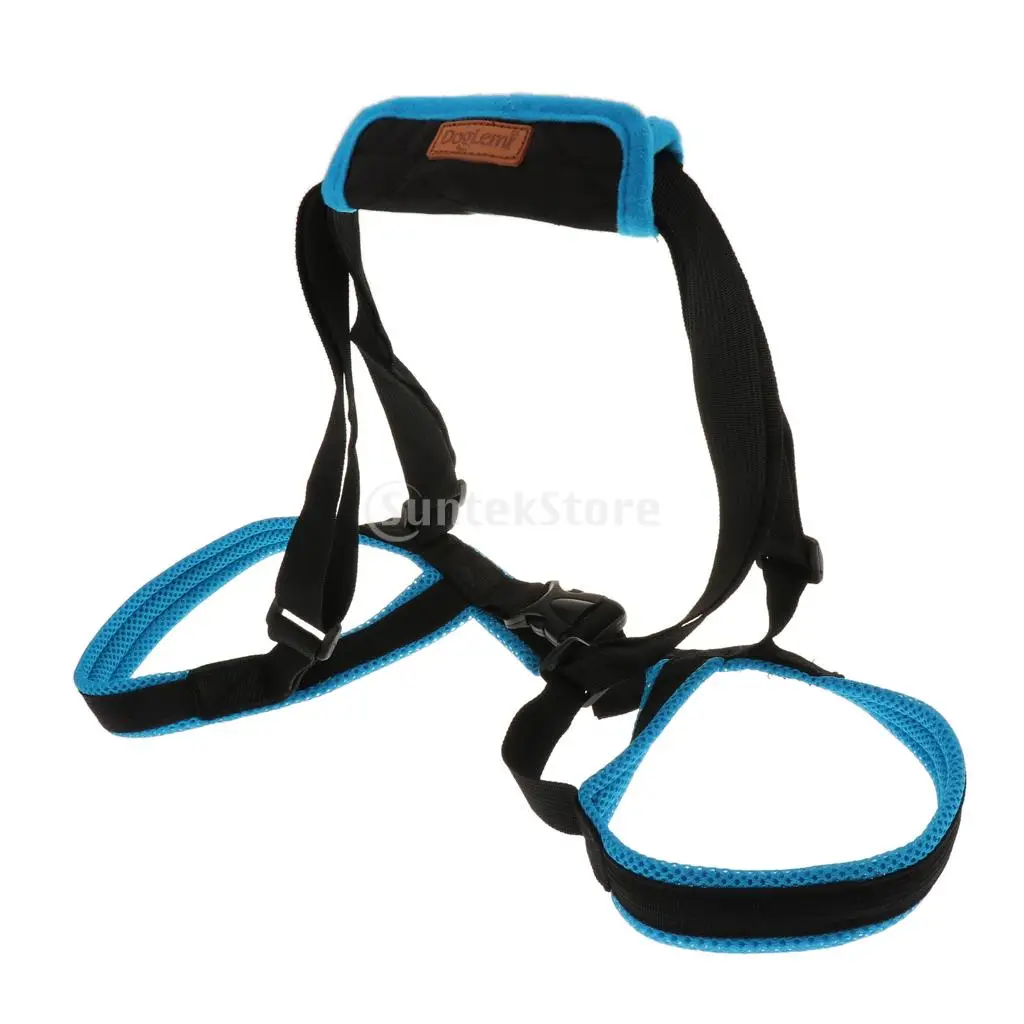 Pet Dog Hind Leg Auxiliary Belt Lift Harness Mobility Support Harness with Assist Sling for Old Injured Dogs