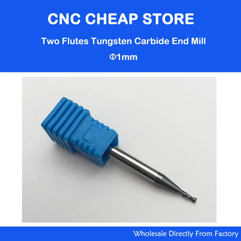 

5PCS HRC55 4*1*3*50mmTungsten Steel Cutting Carbide double flute End Mill Bit Milling Cutter Tools CNC Router Bits