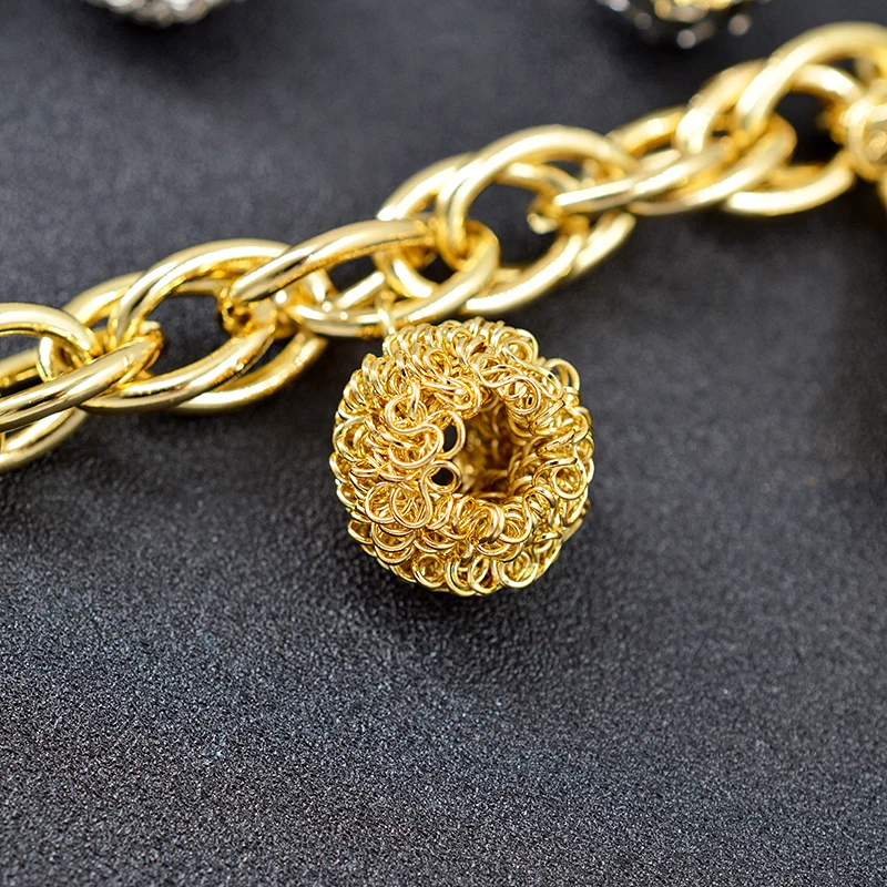 Ювелирные изделия zeadear Большой Шарм браслет для женщин ручной комплект застежек на украшения Дубай модный браслет для свадьбы подарочные шарики ювелирных изделий