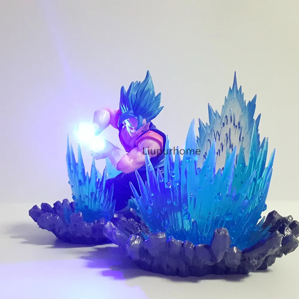 Dragon Ball Z Vegetto noche Led azul luces Lampara Dragon Ball Super Goku Vegeta Kamehameha lámpara Lampara Led Dragon Ball Dragon Ball Z Vegetto noche Led azul luces Lampara Dragon Ball Super Goku Vegeta Kamehameha lámpara Lampara Led Dragon Ball