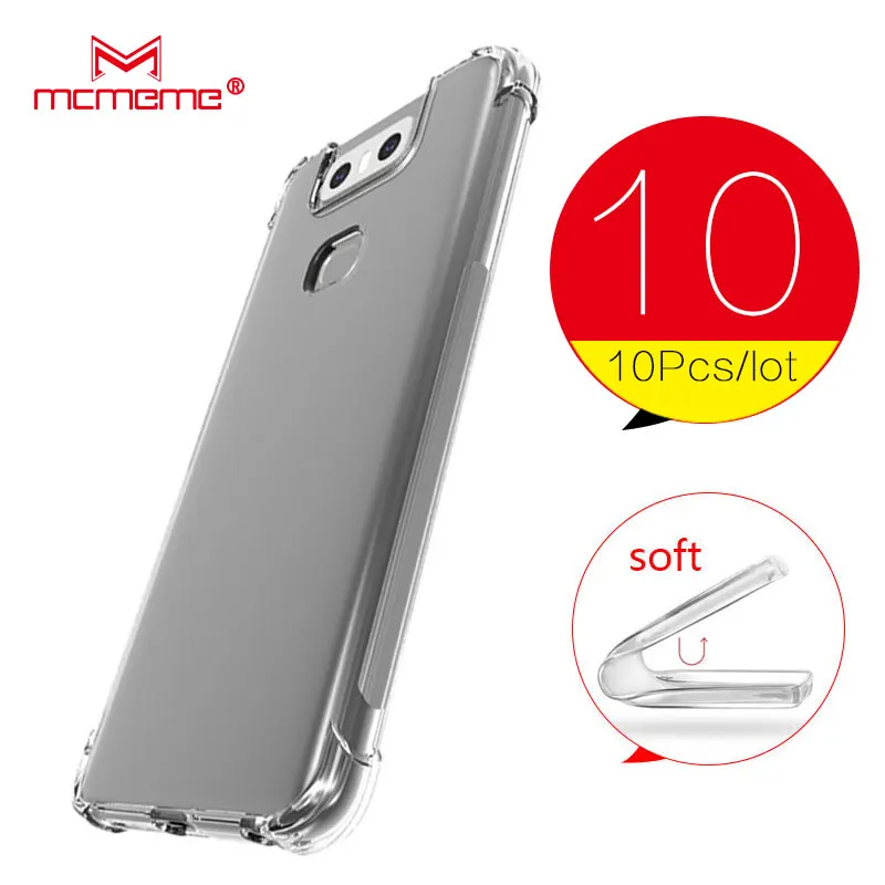 

10PCS For ASUS ZenFone 6Z ZS630kl Case Soft Silicon Shockproof Bumper Phone Case for ZenFone 6Z ZS 630kl ZS630kl 6 Z Bag shell