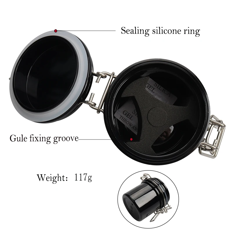 

Eyelash Glue Storage Tank Activated Sealed Storage Jar Container Cylinder Grafted Eyelash Glue Storage Tank