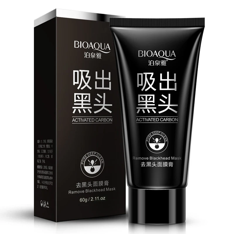 Уход за кожей лица всасывания черная маска нос угрей удаления акне лечение Маска