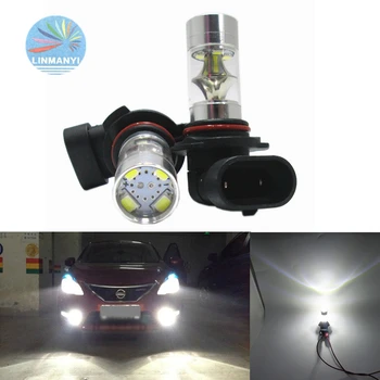 

2pcs White 6000K 9005 HB3 9011 HB4 9012 9006 12-2835-SMD LED Projector Fog Headlight bulb Automobile Fog Light 6000 K 12000 lm