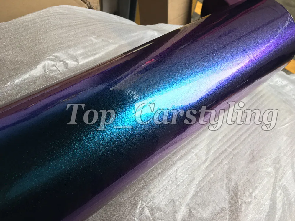 rainbow drift kmpf gloss chameleon vinyl car wrapping film foil (5)
