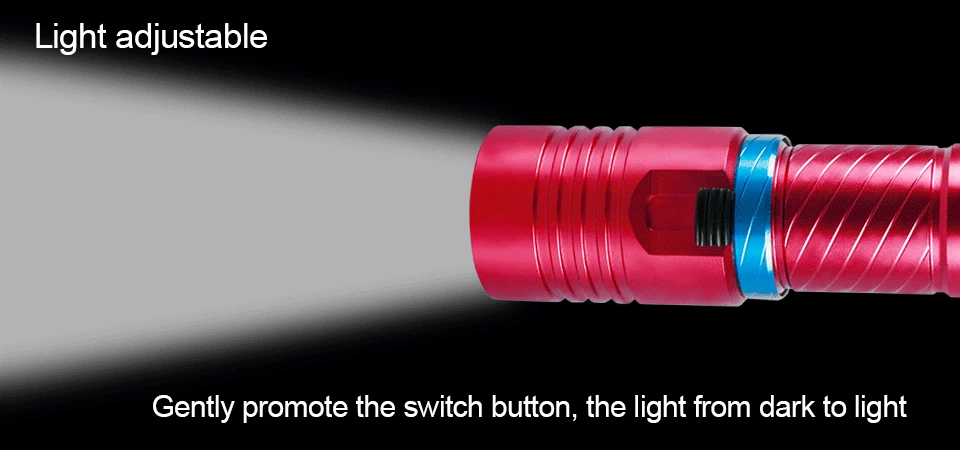 CREE XM-L2 LED Waterproof Torch Flashlight Light Scuba 100m Underwater Diving Flash Lamp Torch 18650 (6)